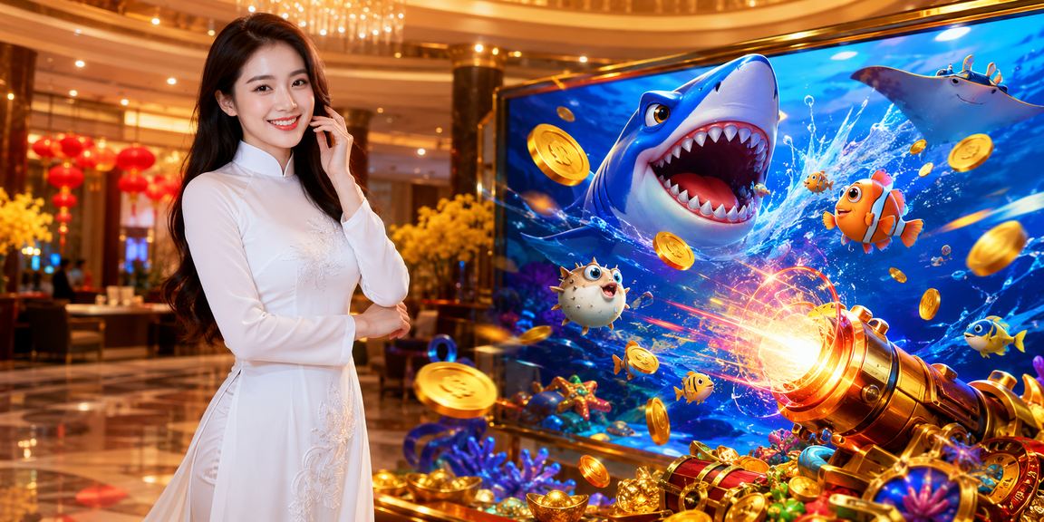 Người dùng vùng Mekong tham gia cá cược và bắn cá trong trang phục áo dài